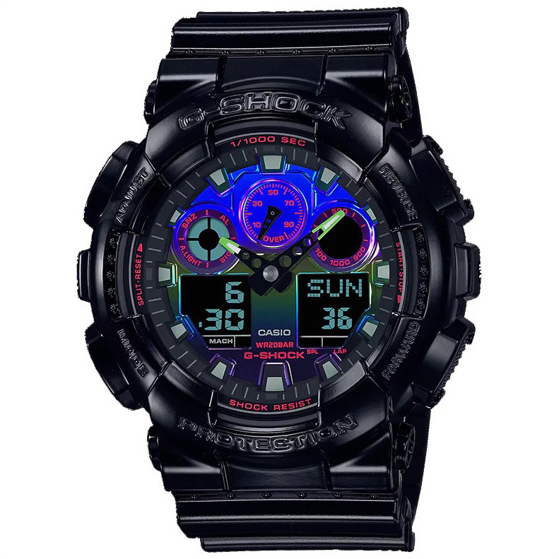 Casio G-Shock GA-100RGB-1AER Horloge Regenboogserie 51 mm 1