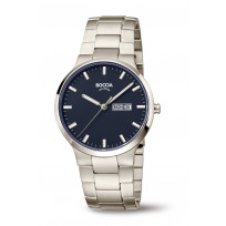 Boccia 3649-02 Horloge Titanium Saffierglas Blauw 39 mm 1