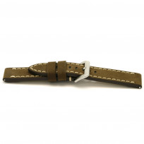 Horlogeband H309 Vintage Nubuck Bruin 22 mm 1