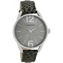 OOZOO JR284 Horloge Junior 38 mm donkergrijs   1