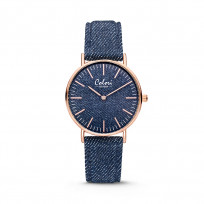 Colori Horloge Denim staal/denim donkerblauw 36 mm 5-COL415 1