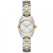 DKNY NY2922 Horloge Nolita staal zilver- en goudkleurig 26 mm 1