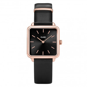CLUSE CL60007 Horloge La Tetragone rosekleurig-zwart 29 mm 1