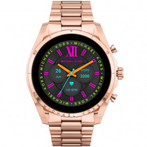 Michael Kors MKT5133 Horloge Smartwatch Gen 6 Bradshaw staal rosekleurig 44 mm 1