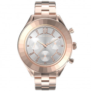 Swarovski 5612194 Horloge Octea Lux Sport rose-en zilverkleurig-wit 39 mm 1