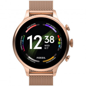 Fossil FTW6082 Smartwatch Gen. 6 staal rosekleurig 42 mm 1