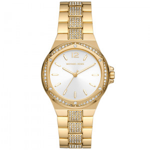 Michael Kors MK7361 Horloge Lennox staal goudkleurig-wit 37 mm 1