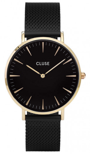 CLUSE CW0101201008 Horloge La Boheme Mesh goudkleurig 38 mm 1